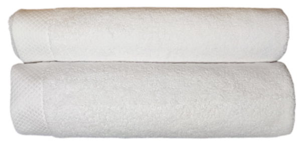 Nowoczesny ręcznik jednolity biały 700g - 50x100, 70x140