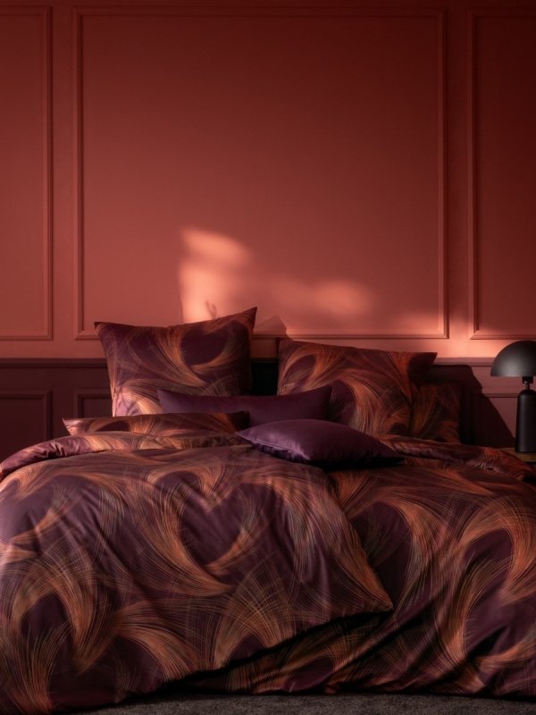 Estella mako-satin Lino vino 7993 135x200