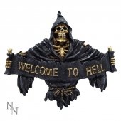 Welcome to Hell - zawieszka ze szkieletem 