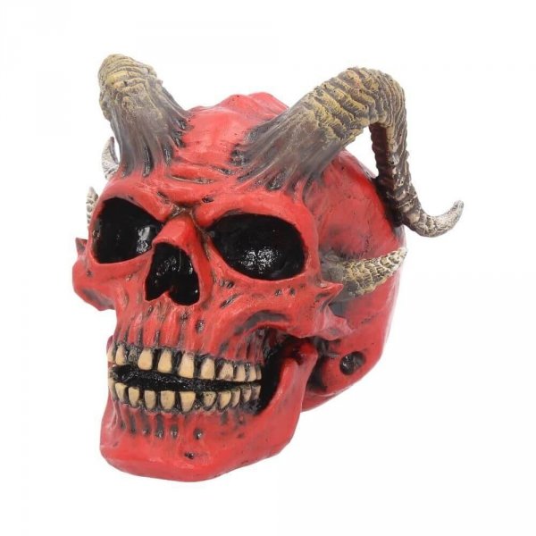 Demon Tenacious Beelzeboss - figurka czerwona czaszka diabła z rogami