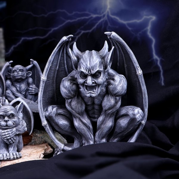 duża figurka gargulec demon diabeł &quot;Adalward&quot; od Nemesis Now