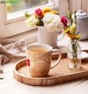 ELEGANCKI CERAMICZNY KUBEK YOGI TEA 300 ml