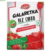 GALARETKA TRUSKAWKOWA BEZ CUKRU I GLUTENU CELIKO 