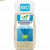 SEZAM BIAŁY NIEŁUSKANY EKOLOGICZNY BIO PLANET 200 g