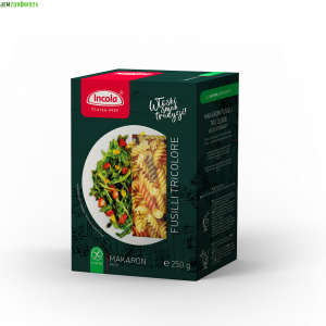 MAKARON WŁOSKI BEZGLUTENOWY FUSILLI TRICOLORE INCOLA DUŻY WOREK 2500 g