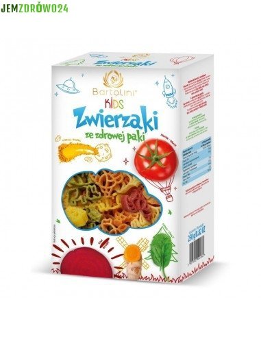 Makaron dla dzieci Zwierzaki Bartolini 250 g
