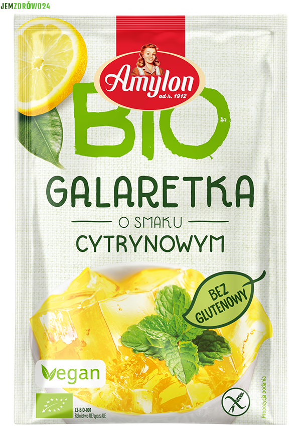 GALARETKA CYTRYNOWA BEZGLUTENOWA BIO AMYLON 40 g