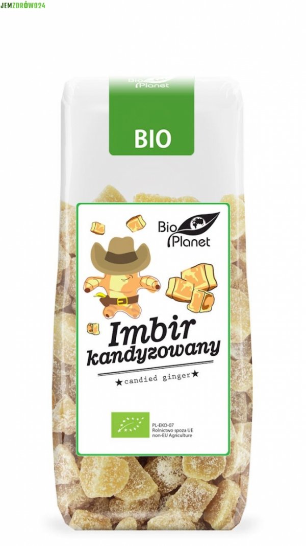 IMBIR KANDYZOWANY EKOLOGICZNY BIO PLANET 100 g