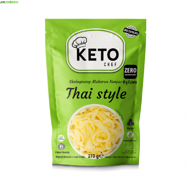 MAKARON KONJAC THAI STYLE BEZGLUTENOWY BETTER THAN FOODS KETO CHEF 270 / 200 g