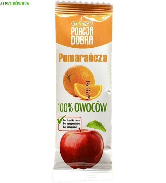 LISTEK JABŁKO - POMARAŃCZA JABŁKOWO - POMARAŃCZOWY PORCJA DOBRA 16 g 