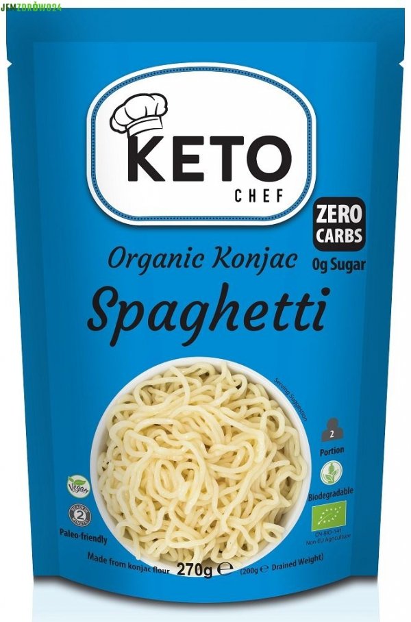 MAKARON KONJAC SPAGHETTI BEZGLUTENOWE BETTER THAN FOODS KETO CHEF 270 / 200 g