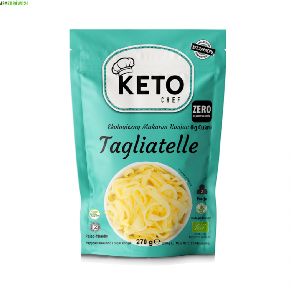 MAKARON KONJAC TAGLIATELLE BEZGLUTENOWE BETTER THAN FOODS KETO CHEF 270 / 200 g