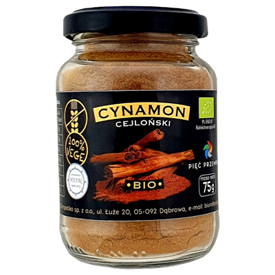 Cynamon Cejloński BIO 75g