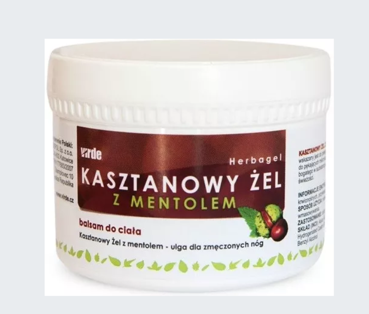 Żel Kasztanowy z Mentolem 250ml