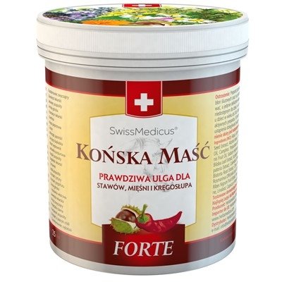 Końska Maść Rozgrzewająca Forte 250ml