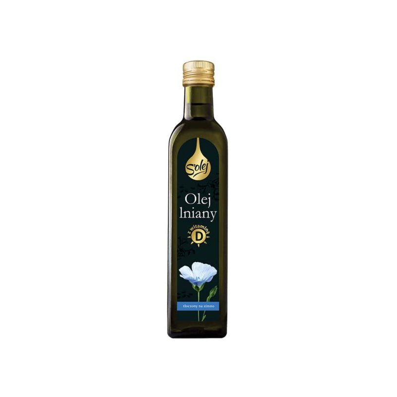 Olej Lniany z Witaminą D 250ml