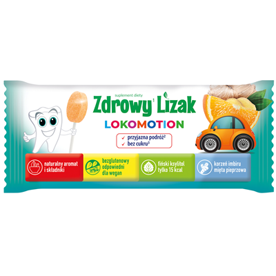Zdrowy Lizak Lokomotion 1 sztuka