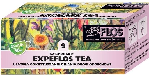 Expeflos TEA nr 9 - Herbatka dla Zdrowia Płuc 25 saszetek