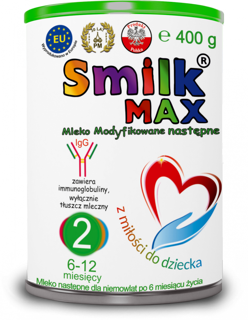 Mleko dla dzieci Smilk Max 2 - 400g