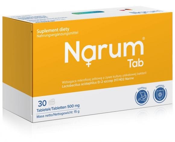 Probiotyk Narum Tab ZDROWY ŻOŁĄDEK 30 kapsułek