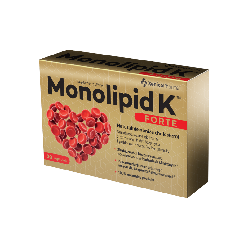 Monolipid K® Forte (ekstrakt z owoców bergamoty) 30 kapsułek 
