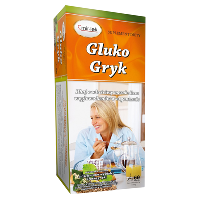 Gluko Gryk Reguluje Poziom Cukru 60 saszetek
