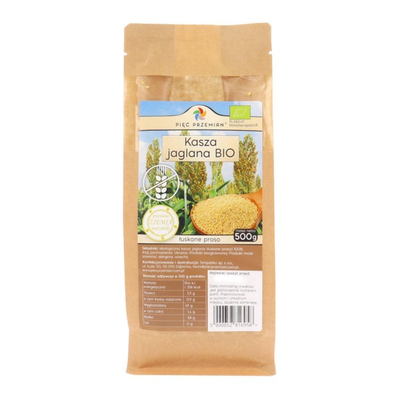 Kasza Jaglana Bezglutenowa BIO 500g