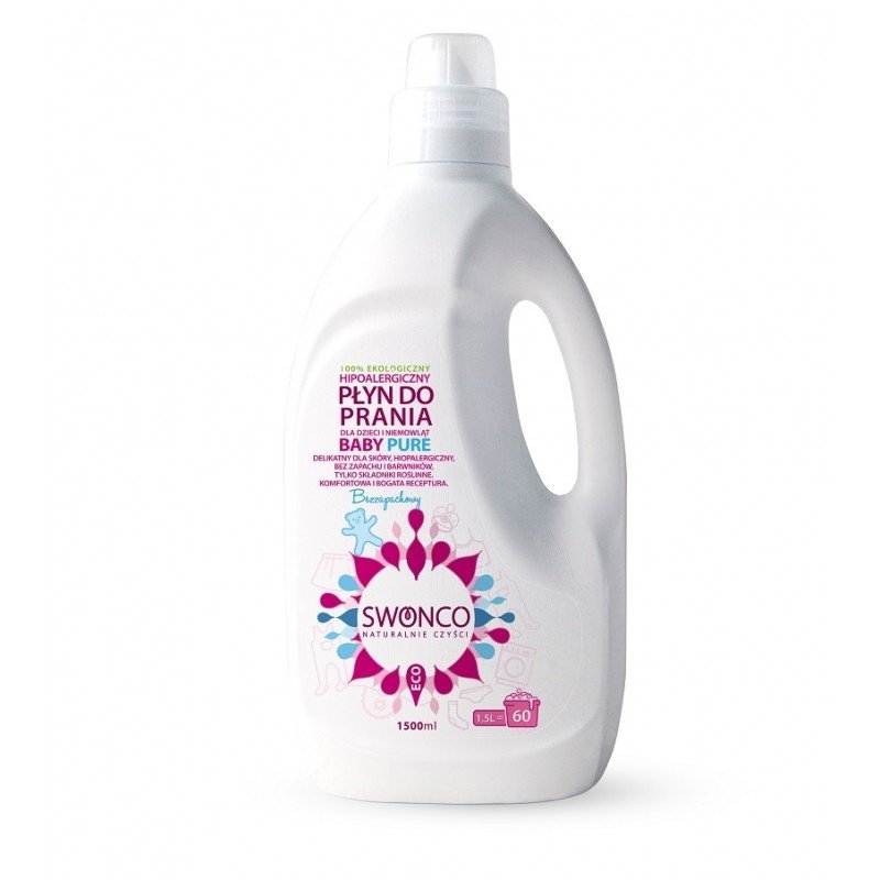Płyn do Prania Baby Pure Hipoalergiczny Bezzapachowy 1500ml