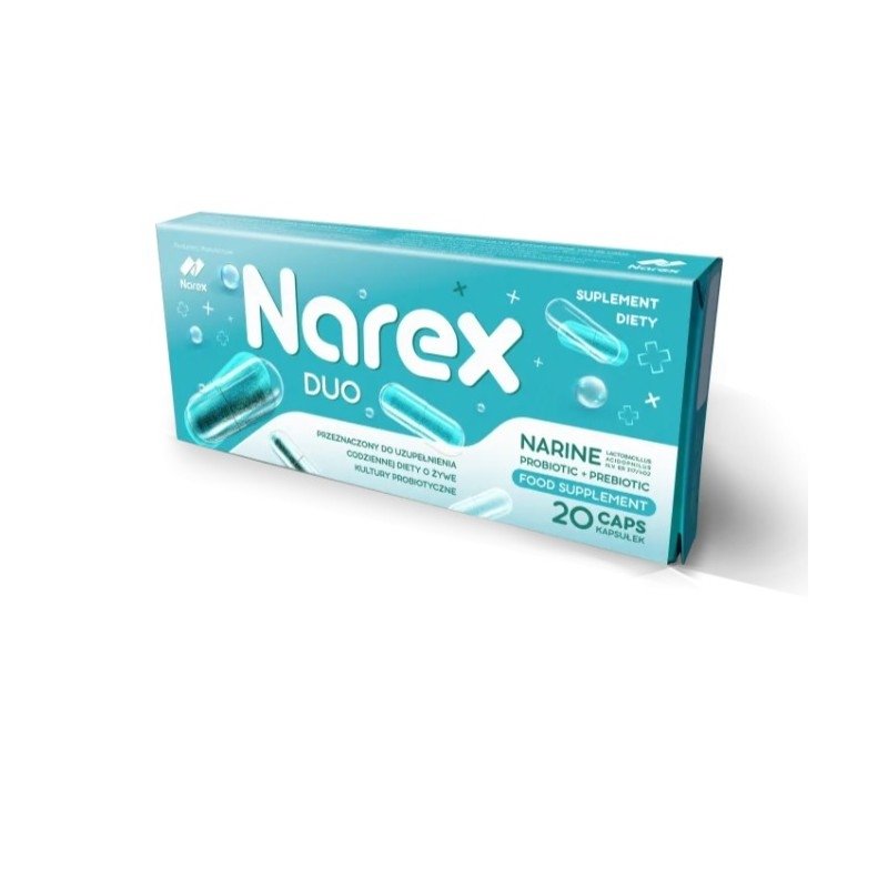 Narex DUO Probiotyk 20 kapsułek
