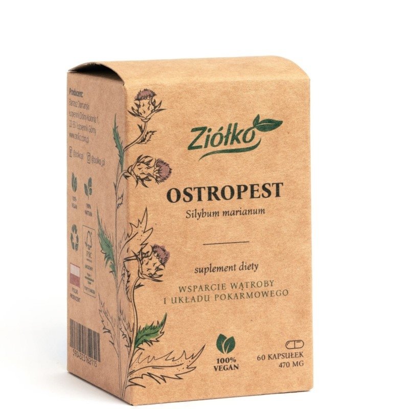 Ostropest 60 kapsułek