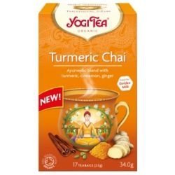 Yogi Tea Herbata Turmeric Chai Bio  z Kurkumą 17 saszetek