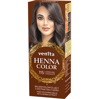 HENNA COLOR Balsam Koloryzujący 115 Czekolada 75ml