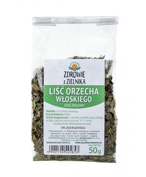 Orzech Włoski Liść 50g
