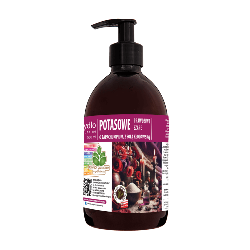Mydło Potasowe "Prawdziwe Szare" Opium 500ml