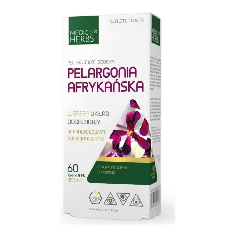 Pelargonia Afrykańska 60 kapsułek