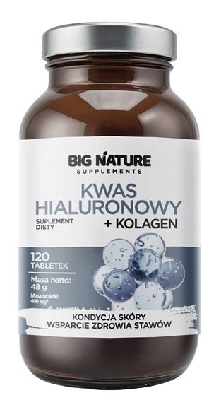 Kolagen + Kwas Hialuronowy 120 tabletek
