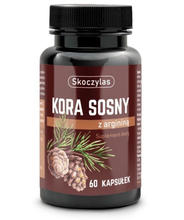 Kora Sosny z Argininą 60 kapsułek