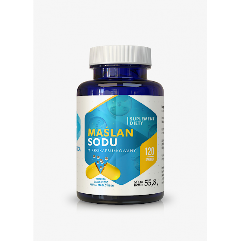 Maślan Sodu 120 kapsułek