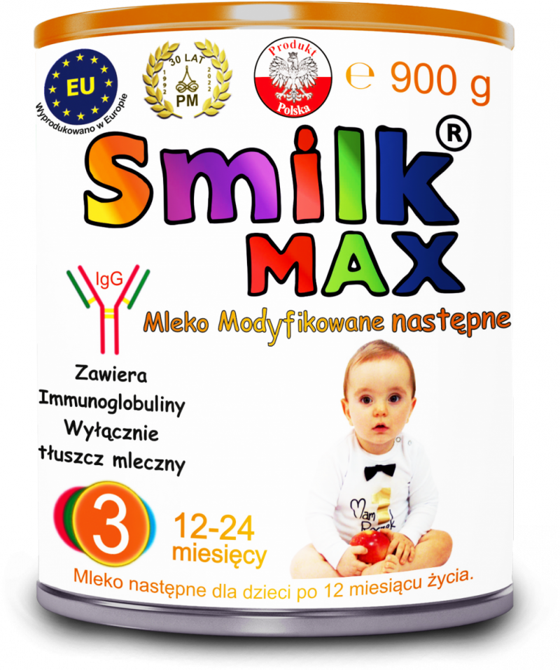 Mleko dla dzieci Smilk Max 3 - 900g