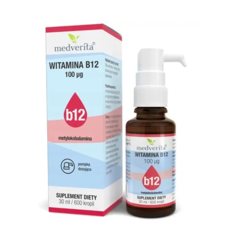 Witamina B12 Metylokobalamina 30ml