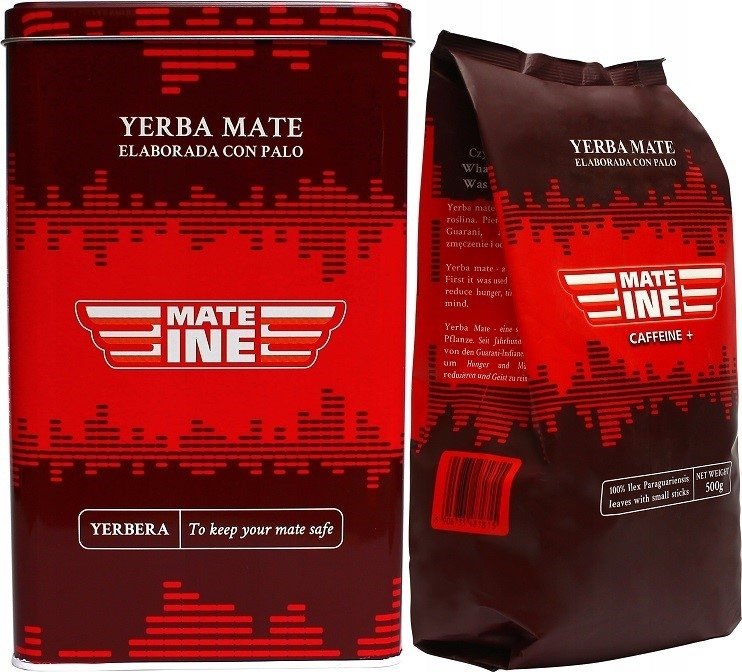Yerba Mate Mateine Guarana Puszka500g