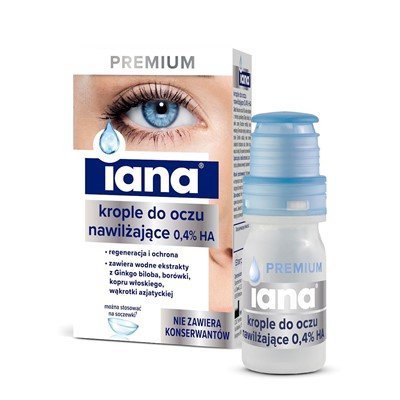Krople do Oczu PREMIUM Nawilżające bez Konserwantów 0,4% HA 10ml