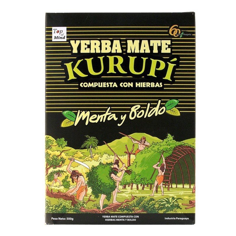 Yerba Mate Kurupi Compuesta con Hierbas 500g