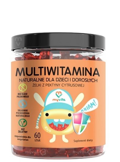 Żelki Naturalne Multiwitamina 60 sztuk