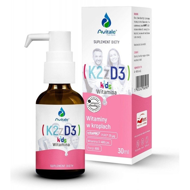 Witamina K2 + D3 dla Dzieci 30ml