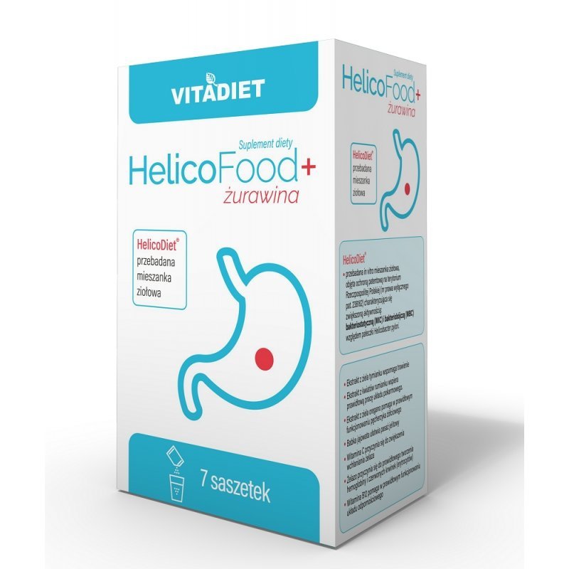 HelicoFood + Żurawina 7 saszetek
