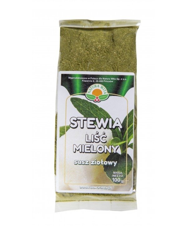 Stewia Liść Mielony 100g