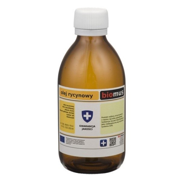 Olej Rycynowy Nierafinowany 250ml