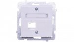 SONATA Obudowa gniazda komputerowego pojedynczego skośna biała GPK-1RS/p/00