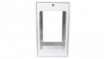 Szafa RACK 19 cali 6U 600x400mm IP30 RAL7035 (drzwi przeszklone) SZW Simple SZWS-19-6U-40-DS 19-8008SZWS-19-6U-40-DS
